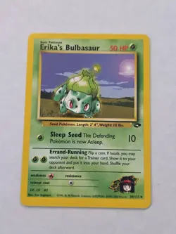 Pokemon TCG Erika's Bulbasaur Gym Challenge Card 39/132 Unlimited - Image 1