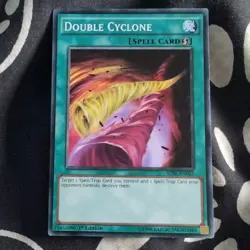 SDSE-EN033 Double Cyclone 1st edition Mint YuGiOh Card - Image 1
