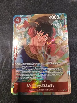 Monkey D Luffy OP12-015 SR Alternate Art English One Piece Card Game - Image 1