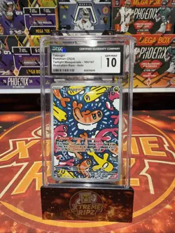 Pokemon TCG Tatsugiri Twilight Masquerade Illustration Rare Card 186/167 CGC 10 - Image 1
