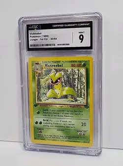 CGC 9 Victreebel 1st Edition 30/64 Rare Jungle 1999 Pokemon Card Graded Mint - Image 1