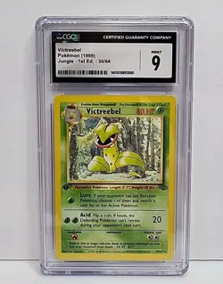 CGC 9 Victreebel 1st Edition 30/64 Rare Jungle 1999 Pokemon Card Graded Mint - Image 2