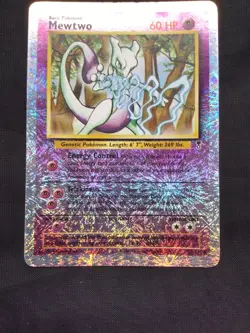 Pokemon Cards: Legendary Collection Reverse Holo: Mewtwo 29/110 - Image 2