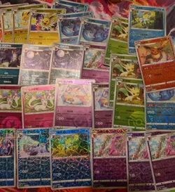 52-card Eeveelutions BUNDLE Gem Pack Vol 2 Pokemon TCG - Chinese - RERVERSE HOLO - Image 4