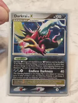 Darkrai LV.X DP19 Black Star Promo 2008 Holo Rare Pokemon Card TCG HP - Image 1