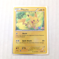 Pikachu Toys R Us Promo Pokemon Card 26/83 LP Holo Stamped - Image 1
