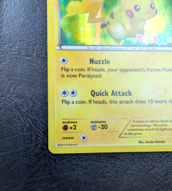 Pikachu Toys R Us Promo Pokemon Card 26/83 LP Holo Stamped - Image 4