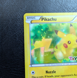 Pikachu Toys R Us Promo Pokemon Card 26/83 LP Holo Stamped - Image 5