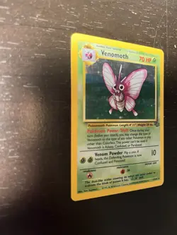 Venomoth 13/64 Jungle (1999) Pokemon Vintage TCG Card Holo Rare - Image 3