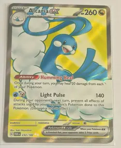 Altaria ex 232/182 Ultra Rare Paradox Rift Holo Pokemon TCG & Bonus Card - Image 2
