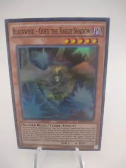 Blackwing Gofu the Vague Shadow Super Rare OP04-EN011 Yu-Gi-Oh Card - Image 1