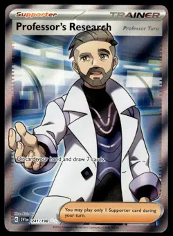 Pokemon TCG SV01: Scarlet & Violet Base Set #241/198 Professor's Research NM - Image 1