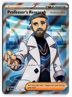 Professor's Research Ultra Rare SV01: Scarlet & Violet Base Set 241/198 NM - Image 1