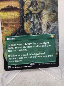 Worldly Tutor (Borderless) Dominaria Remastered Regular - Image 3