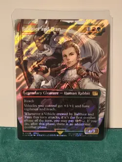 MTG English Balthier and Fran (Borderless) (Surge Foil) (0538) NM Foil - Image 1