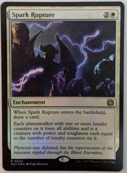 Spark Rupture -Near Mint - Foil - MAT - MTG - Image 1