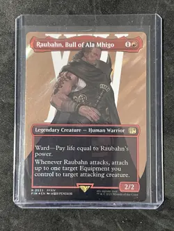 Raubahn, Bull of Ala Mhigo (Borderless) (Surge Foil) Final Fantasy Foil - Image 1