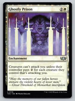 Ghostly Prison - Commander: Tarkir: Dragonstorm MTG - Image 1