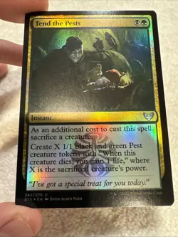 Tend the Pests #242 (Foil) (NM) Strixhaven STX Magic MTG - Image 2