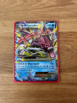 M Gyarados EX 27/122 Breakpoint Holo Pokemon TCG MEGA Garydos EX - Image 1