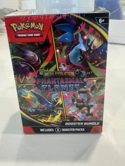 POKEMON TCG MEGA EVOLUTIONS PHANTASMAL FLAMES BOOSTER BUNDLE BOX NEW SEALED - Image 1
