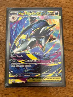 Pokemon Phantasmal Flames PFL EN Mega Sharpedo ex - 127/094 SIR NM IN HAND - Image 2