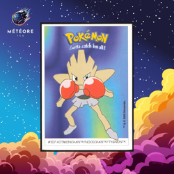 Carte Pokemon Tygnon / Hitmonchan 107 Sticker Dunkin Boomer - Image 1