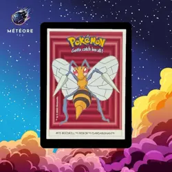 Carte Pokemon Dardargnan / Beedrill 15 Sticker Dunkin Boomer - Image 1