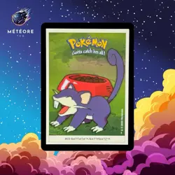 Carte Pokemon Rattata 19 Sticker Dunkin Boomer - Image 1