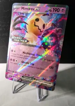 Pokemon TCG Mimikyu EX Double Rare STAMPED 069/159 Journey Together Near Mint - Image 1