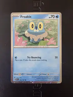 Pokemon Obsidian Flames 056/197 Froakie Cosmos Holo Promo NM - Image 1