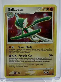 Pokemon TCG - 2007 Secret Wonders Gallade Holo Rare - 6/132 - HP - Image 1