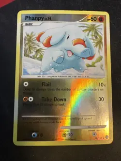 Phanpy - 98/132 - D&P Secret Wonders - Reverse Holo - Pokemon TCG 2007 Vintage - Image 1