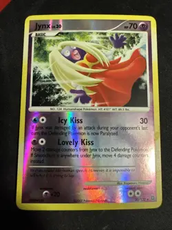 2007 Pokemon Diamond & Pearl Secret Wonders Jynx Reverse Holo #30/132 - Image 1