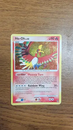Pokemon Ho-Oh Secret Wonders 10/132 Rare Holo Basic 90HP - Image 1