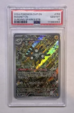 Magneton Pokemon TCG SVP EN Black Star Promo #159 PSA 10 - Image 1