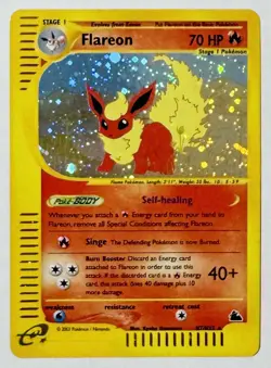 2003 Pokemon Skyridge H7/H32 Flareon Holo Rare Mint !! - Image 4