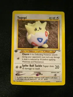 Pokemon Togepi 56/105 Neo Destiny 1st Edition Vintage WOTC TCG MP - Image 1