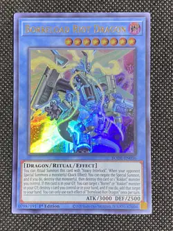 YuGiOh! - Borreload Riot Dragon BODE-EN036 Ultra Rare 1s Edition Near Mint - Image 1