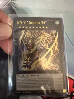 Yu-Gi-Oh! K9 - X "Ripper/M" BPRO-EN043 1st Edition Ultra Rare NM - Image 2