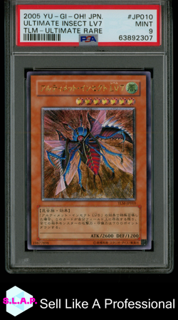 ULTIMATE INSECT LV7 TLM-ULTIMATE RARE YU-GI-OH! JAP 2005 JP010 PSA 9 - Image 1