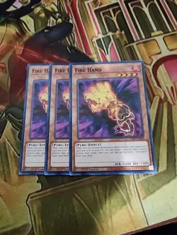 3X Fire Hand SDBT-EN020 Common 1ST ED NM YuGiOh - Image 1