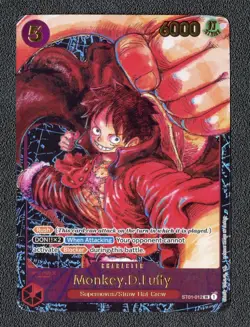 One Piece Monkey.D.Luffy #ST01-012 Alt Art Awakening of New Era OP-05 English SR - Image 1
