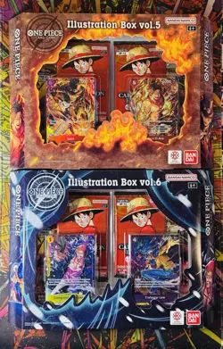 One Piece ENGLISH TCG Illustration Box IB05 + IB06 Vol 5 & 6 - Sealed Lot Of 2 - Image 1