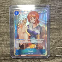 One Piece Nami OP09-050 Emperors in the New World Character Namco Rare Foil 1000 - Image 1