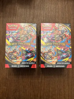 Pokemon TCG Mega Evolutions Booster Bundles, Factory Sealed (Lot Of 2) - Image 1