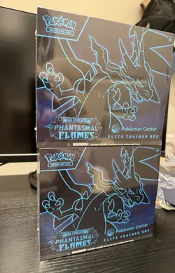 (2X) Phantasmal Flames Pokemon Center Elite Trainer Box ETB Set of 2 - Sealed - Image 1