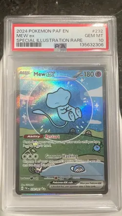 Pokemon Scarlet & Violet Paldean Fates Bubble Mew EX 232/091 PSA 10 - Image 1