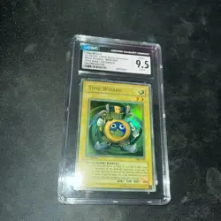 Yugioh Cgc 9.5 Time Wizard MRD-065 Ultra Rare 1st Edition Faded Error Was Psa 9 - Image 2