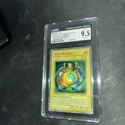 Yugioh Cgc 9.5 Time Wizard MRD-065 Ultra Rare 1st Edition Faded Error Was Psa 9 - Image 4